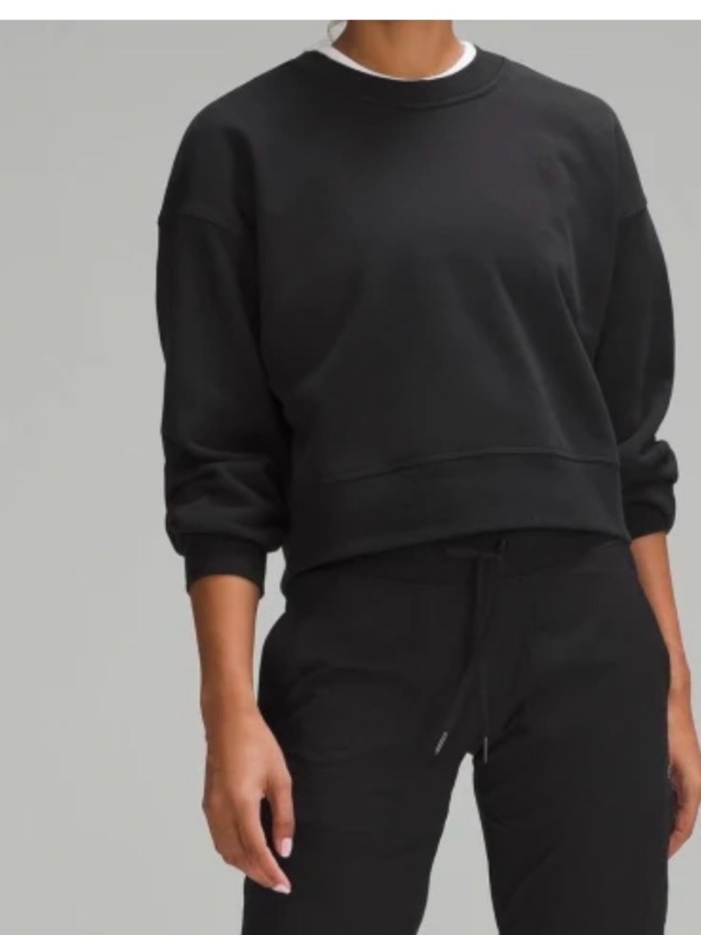 Lululemon Perfectly Oversized Cropped Crew